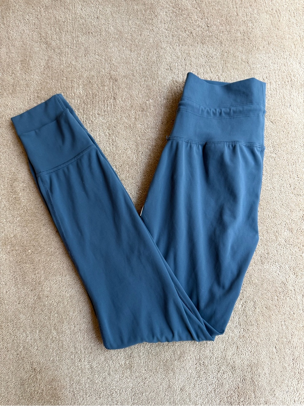 Vuori Blue High-Waist Performance Leggings